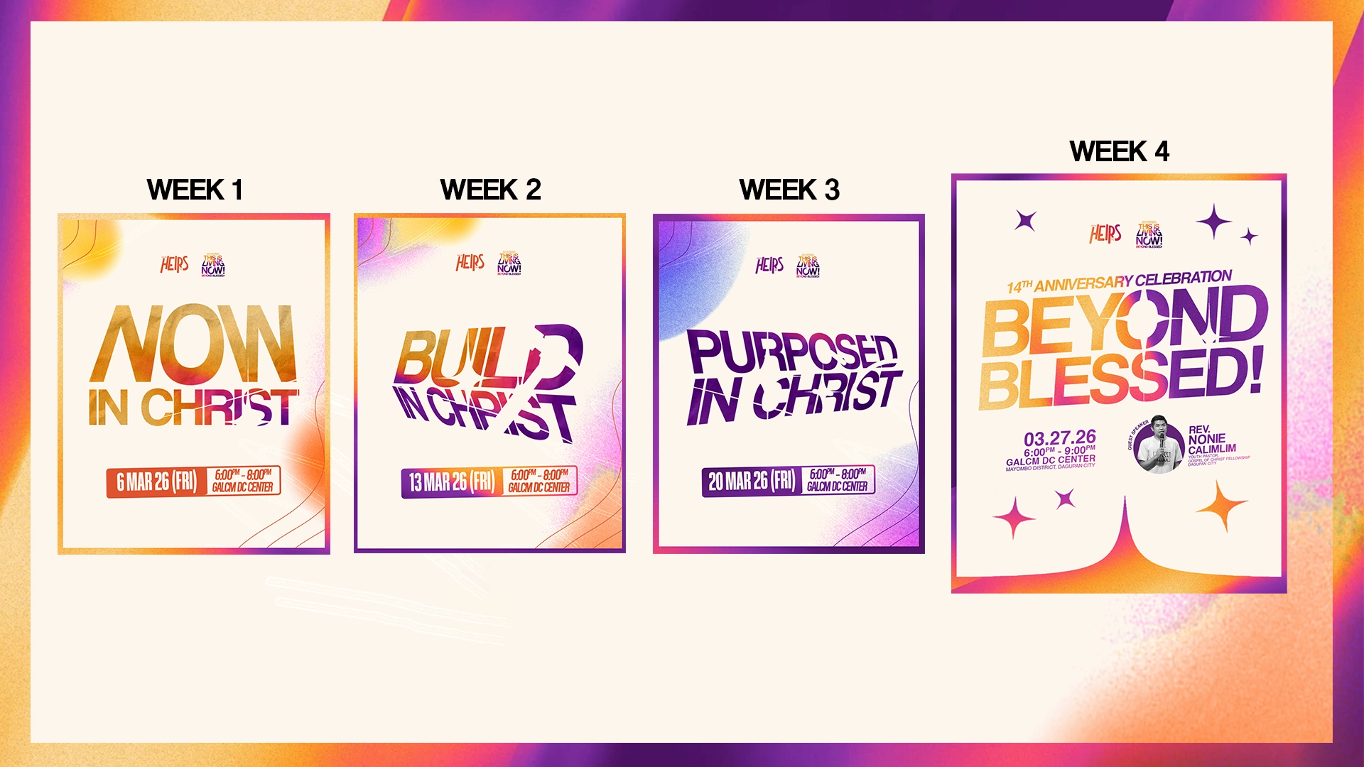 Weekly Poster Series